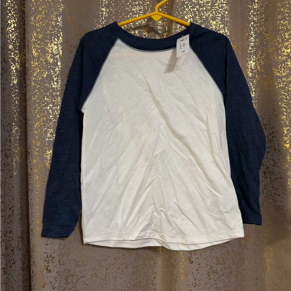 Garanimals Navy and White Raglan Shirt